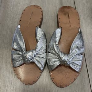 Loeffler Randall Sandal, Silver 38